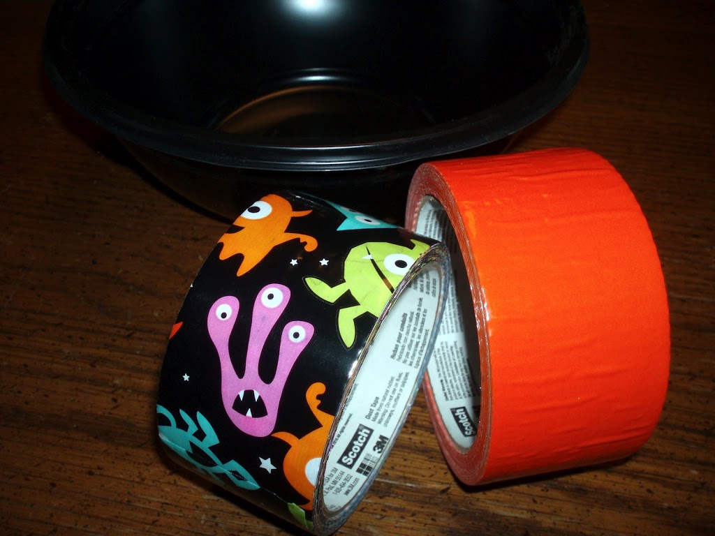 Quick & Easy Halloween Candy Bowl DIY with Scotch Color & Pattern Duct Tape  Rural Mom